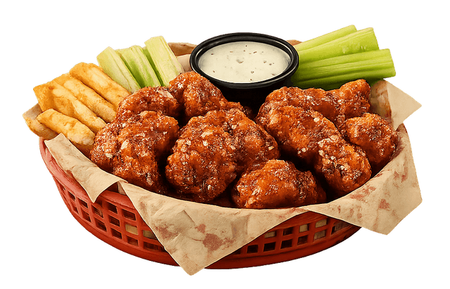 Alitas Wings con salsa